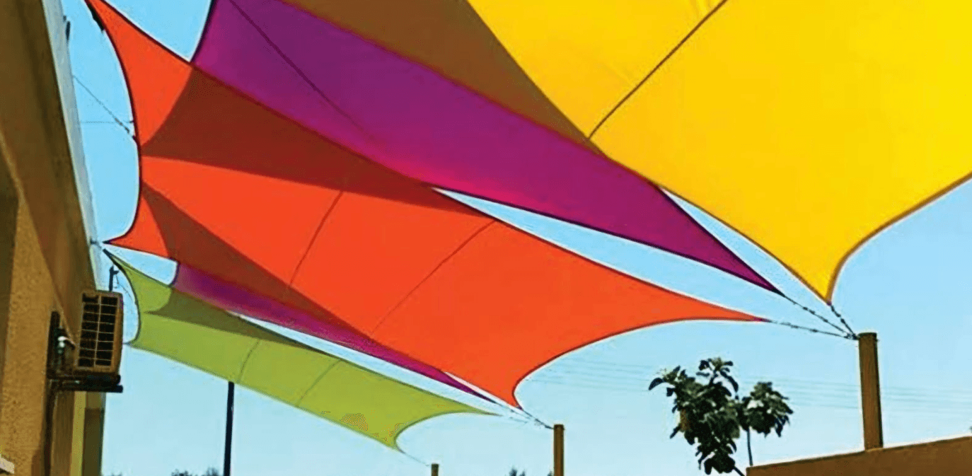 Malla sombra, cortinas y carpas